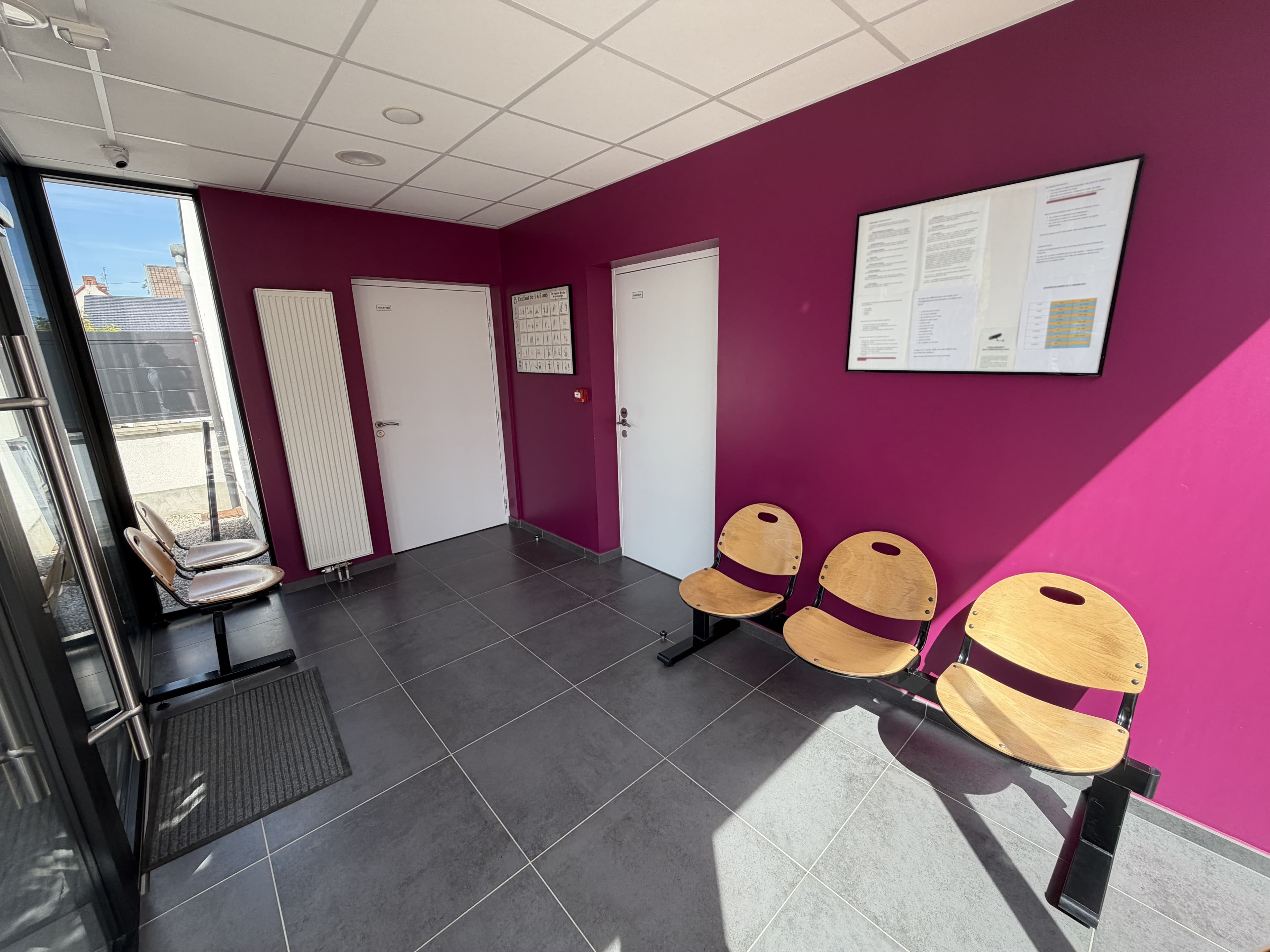 Salle d'attente du cabinet